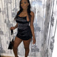 Spaghetti Satin Dress
