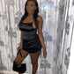Spaghetti Satin Dress