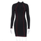 Biker Dress - BLACK