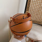 BASKETBALL SHAPED BAG - Brown