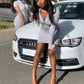 Biker Dress - GREY